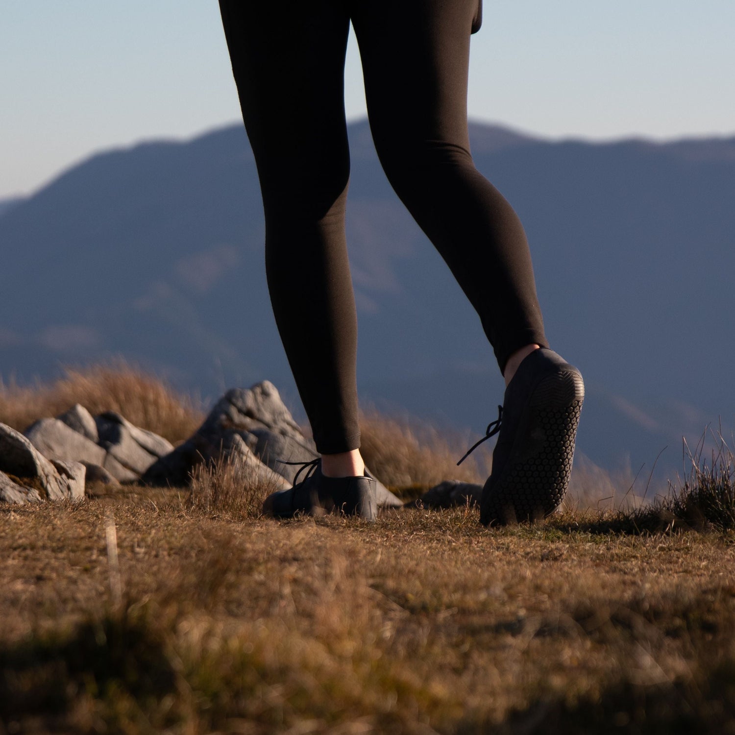 Barely Barefoot Stonepass Everyday Shoes - Black Leather