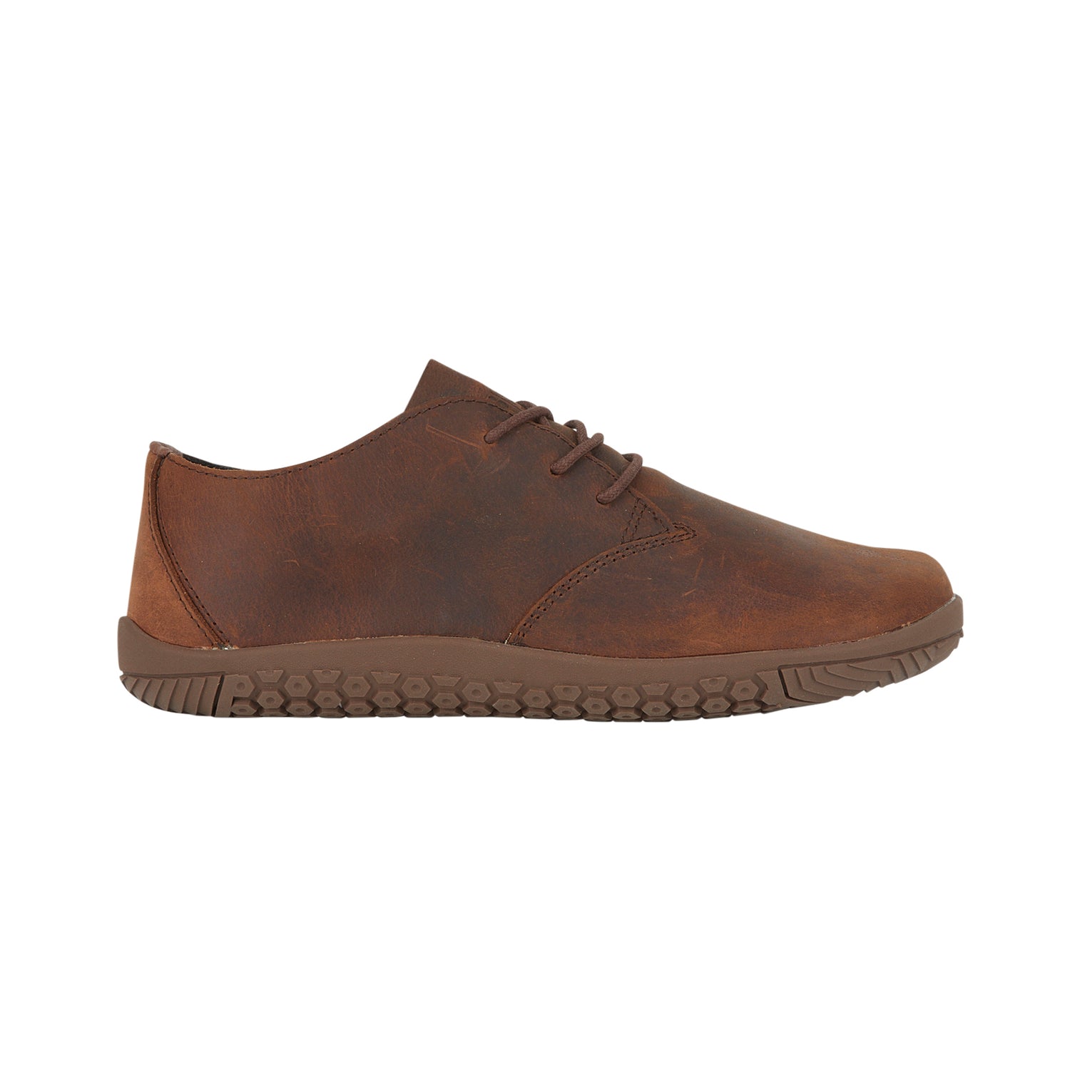 Barely Barefoot Stonepass Everyday Shoes - Brown Leather