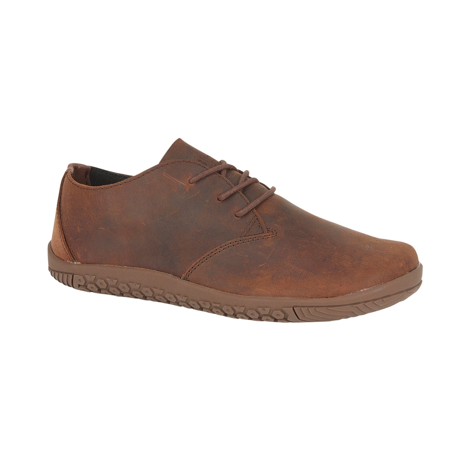 Barely Barefoot Stonepass Everyday Shoes - Brown Leather