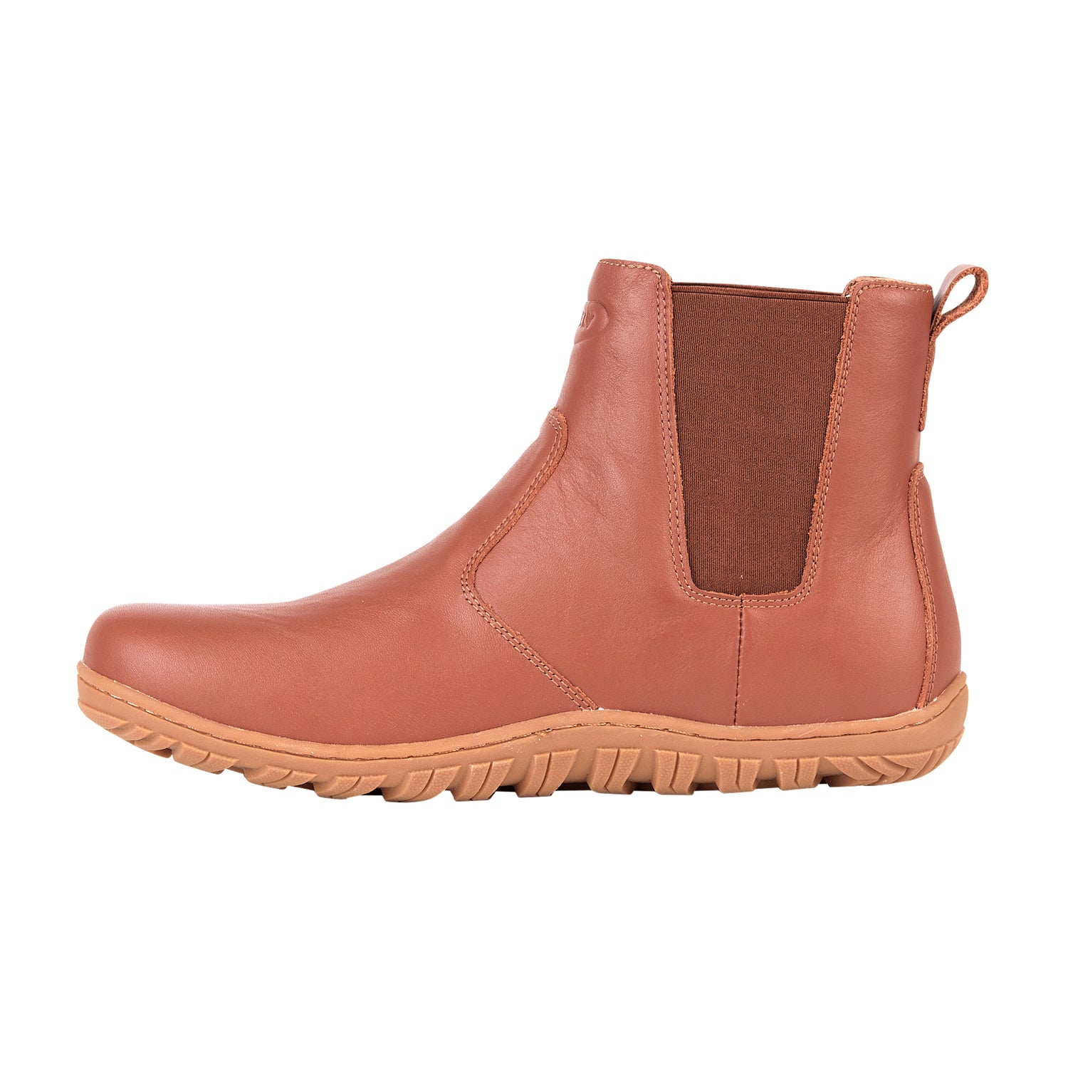 Barely Barefoot Trailwalker Chelsea Boots - Brown Leather