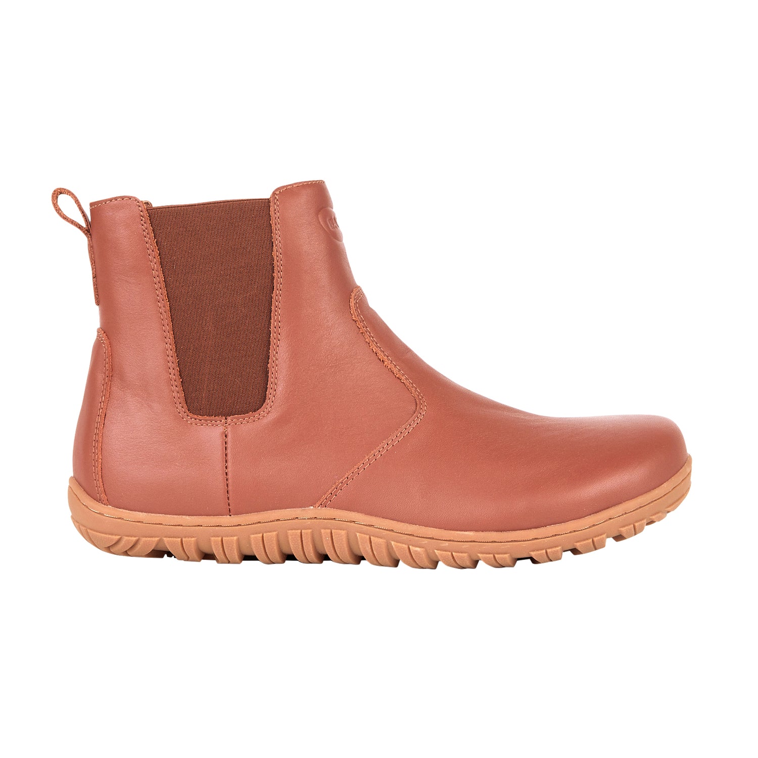 Barely Barefoot Trailwalker Chelsea Boots - Brown Leather