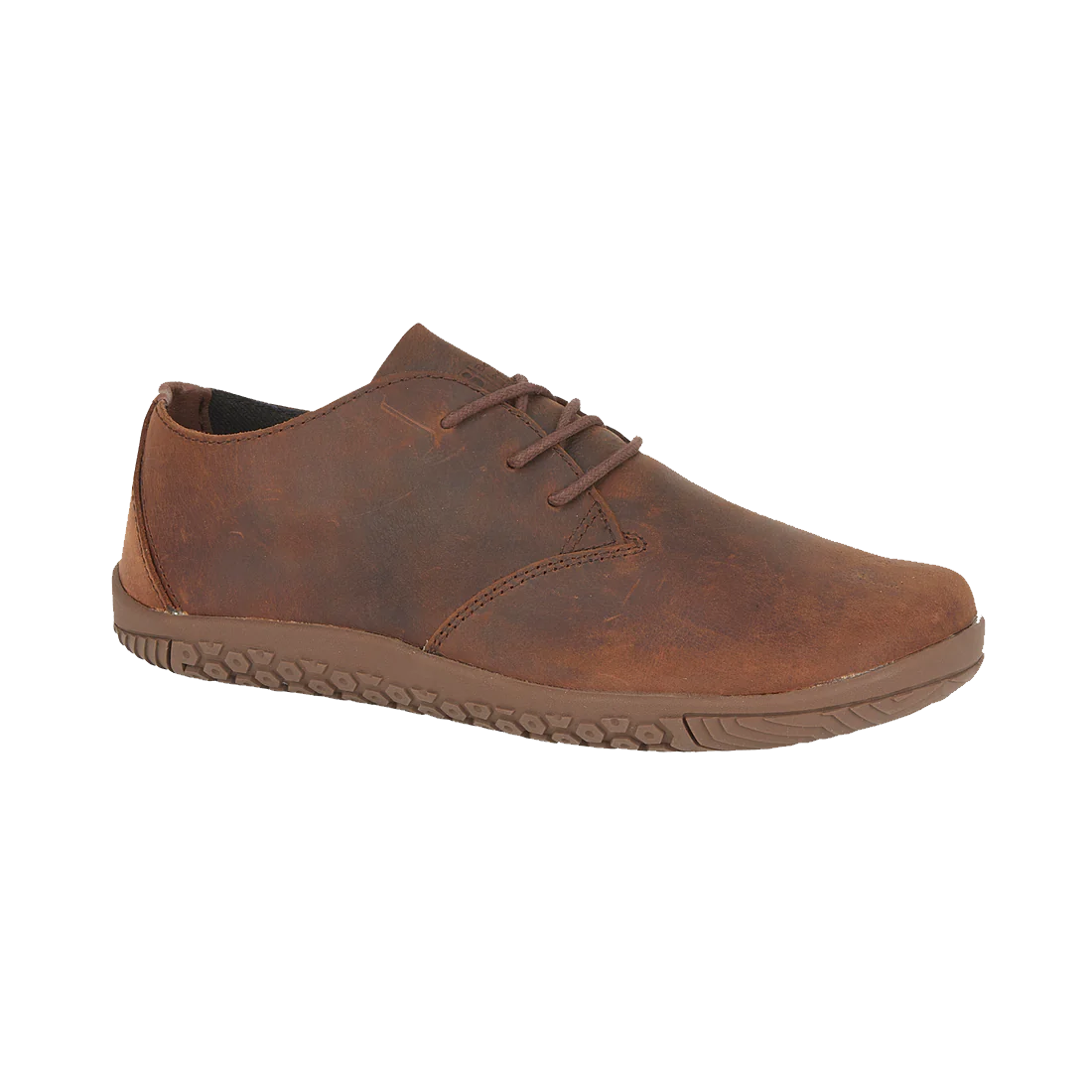 Barely Barefoot Stonepass Everyday Shoes - Brown Leather