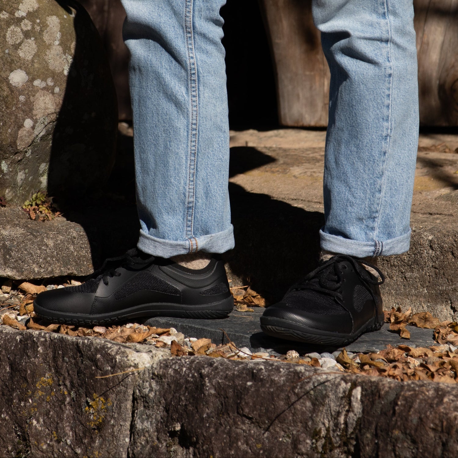 Barely Barefoot Pathfinder Sneaker - Black