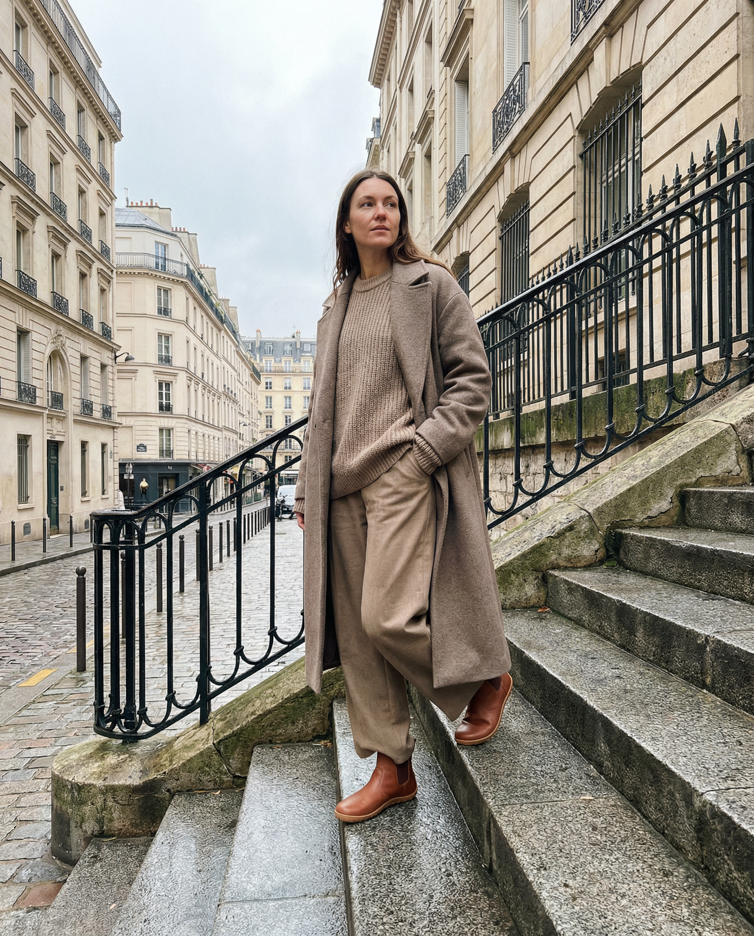 Barely Barefoot Trailwalker Chelsea Boots - Brown Leather