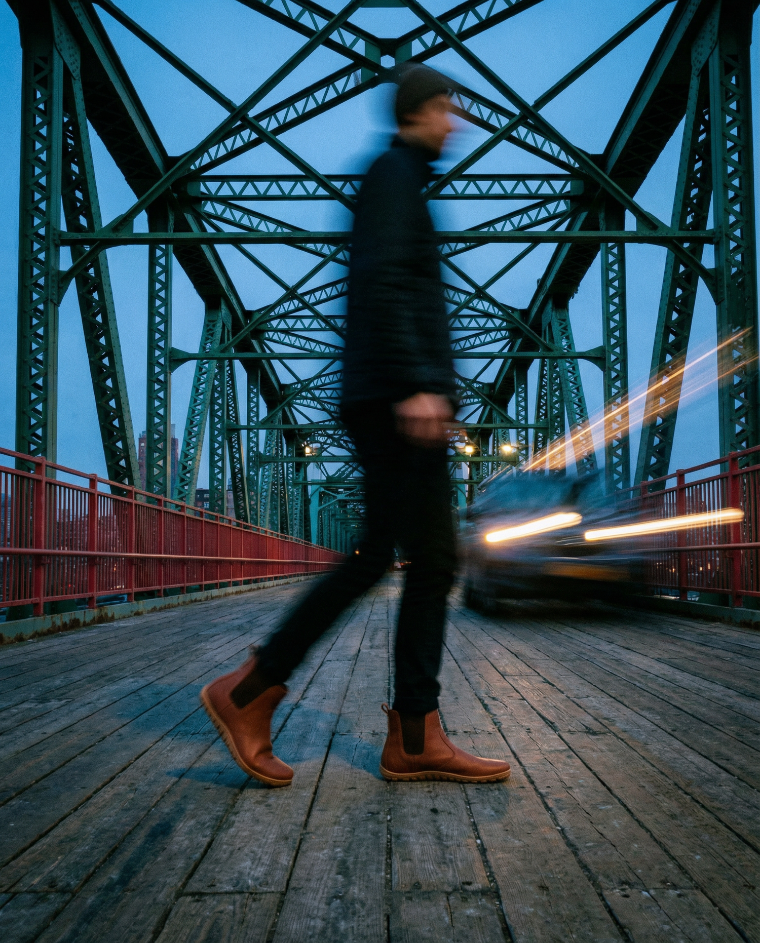 Barely Barefoot Trailwalker Chelsea Boots - Brown Leather