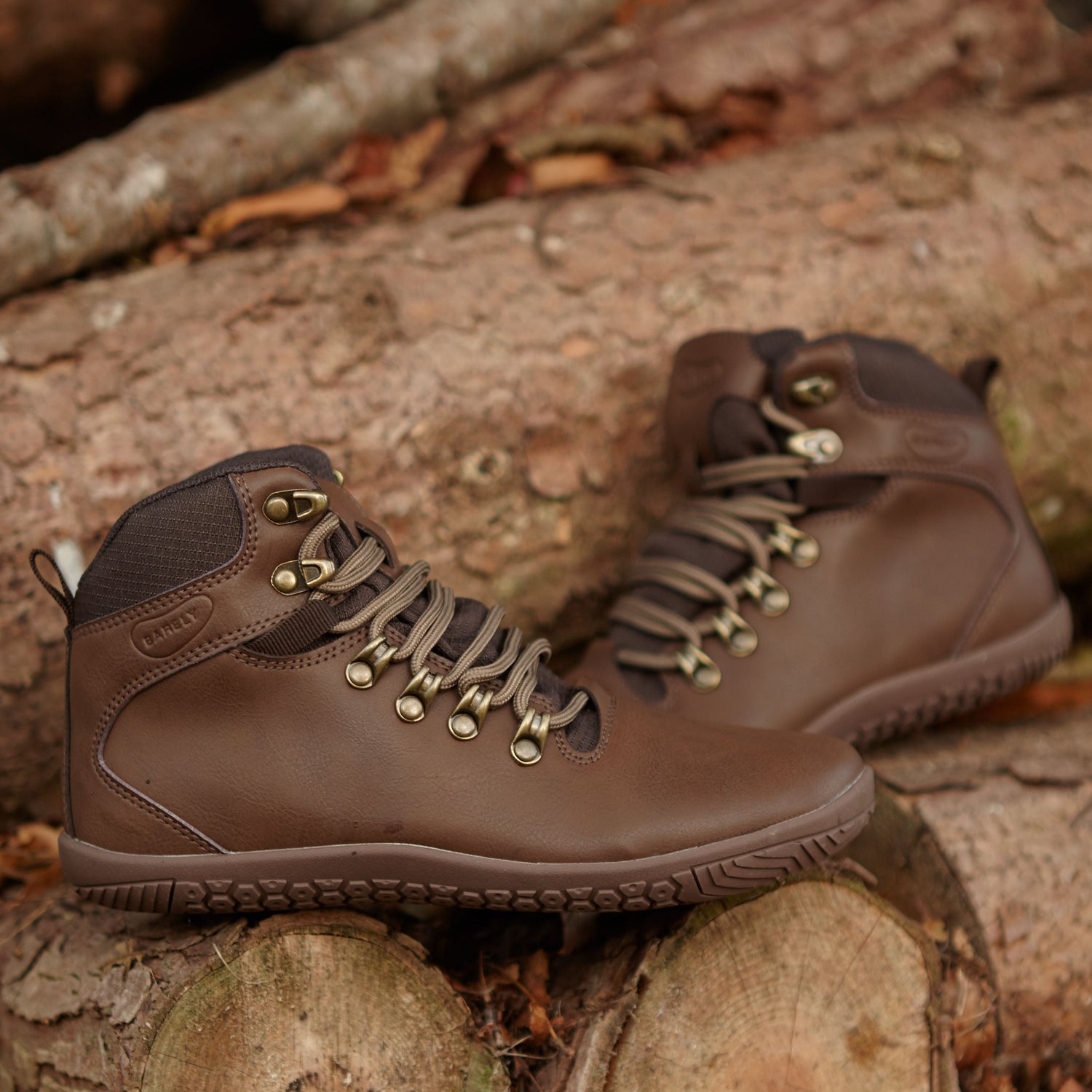 Barely Barefoot Wayfarer Hiking Boots - Brown
